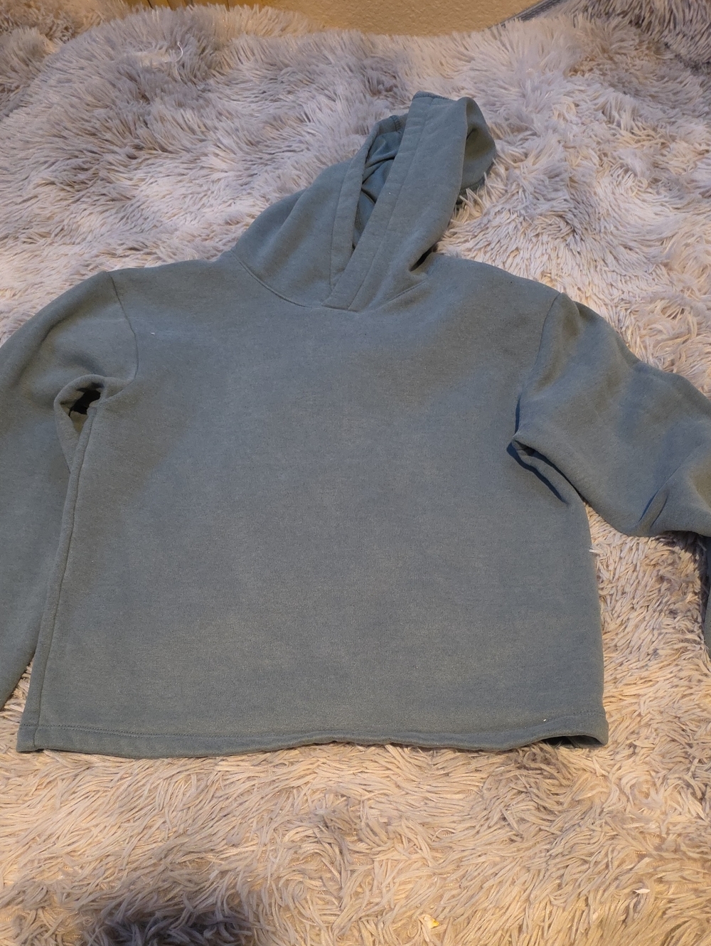 Mondetta Kids Sage Green Hooded Pullover Sweatshirt